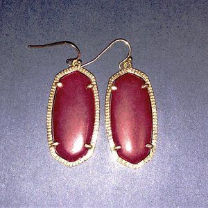 Maroon Kendra Scott Elle earrings